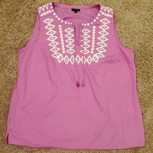 Talbots Embroidered Top
